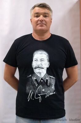 Футболка Сталин Чёрная